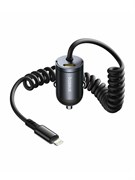 Автомобильное зарядное устройство Baseus Tiny Star Mini Car Charge Type-C Port Lightning Cable 30W VCHXX-C-L C00035001121-01 черный 6932172677220