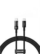 Кабель Baseus Gem Purely Lucent Type-C - Type-C 100W 2m P10373000111-01 CB000092 Черный 6932172658816