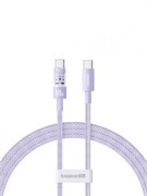 Кабель Baseus Gem Purely Lucent Type-C - Type-C 100W 2m P10373000511-01 CB000092 Фиолетовый 6932172658823