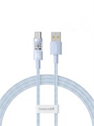 Кабель Baseus Gem Purely Lucent USB - Type-C 100W 2m P10373002311-01 CB000094 Голубой 6932172658724