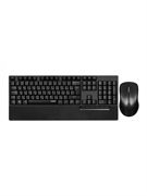 Комплект беспроводная клавиатура и мышь rapoo X1960 русско-английская раскладка черный 6940056190185