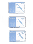 Зубная нить с зубочисткой 3 в 1 Soocas Dental Floss 150 шт 6970239664547
