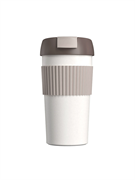 Термокружка непроливайка Kiss Kiss Fish Rainbow 490ml S-U45C белый/коричневый 6939427201216