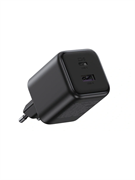 Сетевое зарядное устройство UGREEN X525 (65057) 45W USB-C + USB-A GaN Fast Charger EU черный 6941876260577