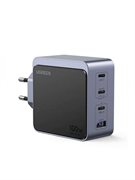 Сетевое зарядное устройство UGREEN X565 (35043) Nexode S 100W USB-A+3*USB-C GaN Tech Fast Charger EU серый 6941876230433