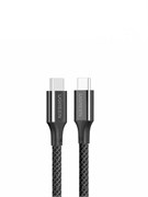 Кабель для зарядки UGREEN L502 35203 USB-C 5A в оплетке 0.5 м черный 6941876232031