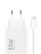 Сетевое зарядное устройство Xiaomi 33W Charging Combo Power Adapter USB с кабелем USB-C 3A MDY-16-EF BHR9956LEU Global белый 6932554418366