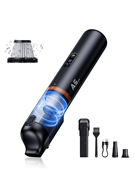 Автомобильный беспроводной пылесос Baseus A5  Car Vacuum Cleaner 12000pa С30459500111-02 черный 6932172664343