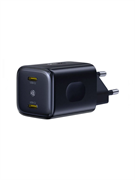 Сетевое зарядное устройство Baseus PicoGo AN13 Fast Charger 2хUSB-C 45W E0121F (E0121F00) черный 6953156211681