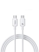 Кабель Baseus Crystal Fast Charging Type-C - Type-C 100W 1 м P10383100211-00 CB000132 Белый 6932172683320