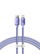 Кабель Baseus Crystal Shine Series Fast Charging USB Type-C - Lightning 20W 1.2м CAJY000205 Фиолетовый 6932172602765