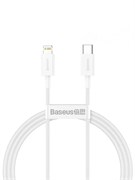 Кабель Baseus Superior Series Fast Charging Data Cable Lightning to Type-C 20W 0.25м CATLYS-02 Белый 6953156205291