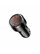 Автомобильное зарядное устройство Baseus Dual QC 3.0 2xUSB 30W BS-C20A-X CCMLC20A-A01 черный 6953156216860