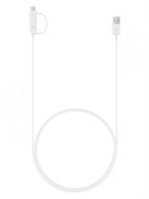 Кабель для зарядки 2 в 1 Samsung Type-C/MicroUsb - Usb 1.5м EP-DG930DWEGRU Версия RU 8806088571423