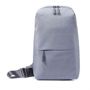 Рюкзак нагрудный Xiaomi Mi City Sling Bag Multi-functional Urban Leisure (ZJB4032CN), светло-серый