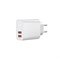 Сетевое зарядное устройство Baseus Speed Dual QC3.0 Quick charger USB+USB 30W белый (CCFS-E02) - фото 12284