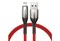 Кабель Baseus Horizontal Data Cable USB - Lightning 1м красный (CALSP-B09) - фото 13162
