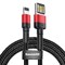 Кабель Baseus Cafule Cable (special edition) USB - Lightning  2.4A 1M (CALKLF-G91)