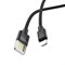 Кабель Hoco U55 USB - Lightning 2,4A 1.2м черный - фото 13560