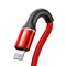 Кабель Baseus Halo Data Cable USB - Lightning 2,4A 1м красный (CALGH-В09) 6953156292598