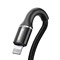 Кабель Baseus Halo Data Cable USB - Lightning 1,5A 2м черный (CALGH-C01) 6953156292604 Кабель Baseus Halo Data Cable USB - Lightning 1,5A 2м черный (CALGH-C01) 6953156292604