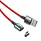 Кабель магнитный Baseus Zinc Magnetic Cable USB - Lightning 2.4A 1м красный (CALXC-A09) 6953156294745