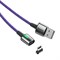 Кабель магнитный Baseus Zinc Magnetic Cable USB - Lightning 2.4A 1м фиолетовый (CALXC-A05) 6953156294738 Кабель магнитный Baseus Zinc Magnetic Cable USB - Lightning 2.4A 1м фиолетовый (CALXC-A05) 6953156294738