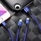 Кабель Baseus Rapid Series 3-in-1 micro USB+Dual Lightning 3A 1,2м синий (CAMLL-SU13) 6953156256422 Кабель Baseus Rapid Series 3-in-1 micro USB+Dual Lightning 3A 1,2м синий (CAMLL-SU13) 6953156256422