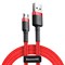 Кабель Baseus Cafule USB - Micro USB 2A 3м красный/черный (CAMKLF-H09) - фото 15729