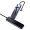 USB-концентратор Baseus Multi-functional Hub USB-C to HDMI/3xUSB 3.0/RJ45/PD (CAHUB-DZ0G) 6953156293045