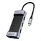 USB-концентратор Baseus Square Desk Type-C Multi-functional HUB (CATXF-A0G) 6953156292055