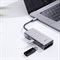 USB-концентратор Baseus Square Desk Type-C Multi-functional HUB (CATXF-A0G) 6953156292055