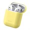 Чехол для Airpods Baseus Ultrathin Series Silica Gel Protector (WIAPPOD-BZ0Y) желтый 6953156295162