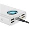 Внешний аккумулятор Baseus Amblight Quick Charger Power Bank PD3.0+QC3.0 30000mAh белый (PPLG-02) 6953156292086