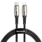 Кабель Baseus Waterdrop Data Cable Type-C - Lightning PD 18W 1,3 м черный/серый (CATLRD-01) - фото 17015