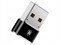 Переходник Baseus Mini Type-C female to USB male adapter converter (CAAOTG-01) черный 6953156263536