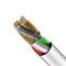 Кабель Baseus Big Eye Digital Display USB - Lightning 1,2м белый (CALEYE-02) 6953156281745