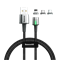 Кабель магнитный Baseus Zinc Magnetic Cable Kit IP+Type-C+Micro 1м черный (TZCAXC-A01) 6953156214422