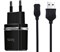 Зарядное устройство Hoco C12 2USB 2,4 А+провод Lightning черный 6957531064107