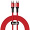 Кабель Baseus Halo Data Cable PD2.0 60 W Type-C - Type-C 3A 2м красный (CATGH-K09) - фото 21346