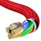 Кабель Baseus Halo Data Cable PD2.0 60 W Type-C - Type-C 3A 2м красный (CATGH-K09) 6953156216297