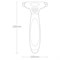 Расческа фурминатор для домашних питомцев Pawbby Type Anti-Hair Cutter Comb 6971747870871