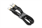 Кабель Baseus Cafule USB - Lightning 1м черный/золотой (CALKLF-BV1) - фото 24789