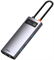 Хаб Baseus Metal Gleam Series 6-in-1 Multifunctional Type-C HUB Docking Station CAHUB-CW0G серый 6953156204645