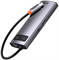 Хаб Baseus Metal Gleam Series 6-in-1 Multifunctional Type-C HUB Docking Station CAHUB-CW0G серый 6953156204645