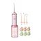 Ирригатор для полости рта Soocas W3F 4 насадки, розовый 6970237662767
