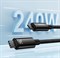 Кабель Baseus Tungsten Gold Fast Charging Data Cable Type-C - Type-C 240W 1м CB000038 (CAWJ040001) черный 6932172628826 Кабель Baseus Tungsten Gold Fast Charging Data Cable Type-C - Type-C 240W 1м CB000038 (CAWJ040001) черный 6932172628826