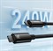 Кабель Baseus Tungsten Gold Fast Charging Data Cable Type-C - Type-C 240W 2м CB000038 (CAWJ040101) черный 6932172628833