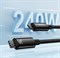 Кабель Baseus Tungsten Gold Fast Charging Data Cable Type-C - Type-C 240W 3м (CAWJ040201) черный 6932172628840