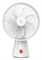 Портативный настольный вентилятор Xiaomi Mijia Desktop Fan 4000mAh (ZMYDFS01DM) белый - фото 28153